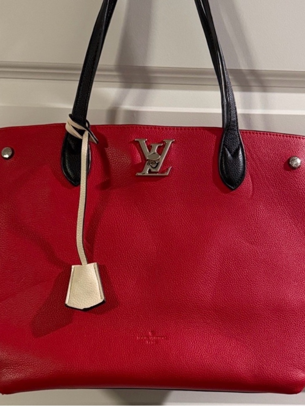Red, Black and Cream Tote